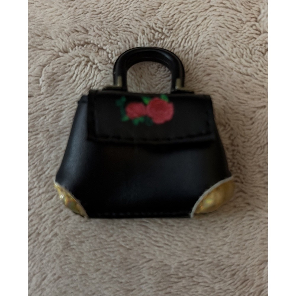 Rainbow High Daria Roselyn Series 3 Black Gold Purse Rose Bag